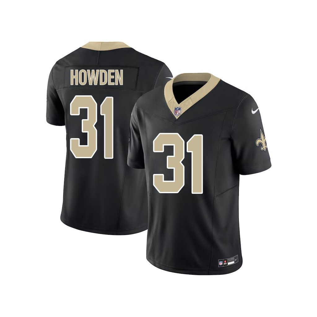New Orleans Saints Jordan Howden Black Vapor F.U.S.E. Limited Jersey